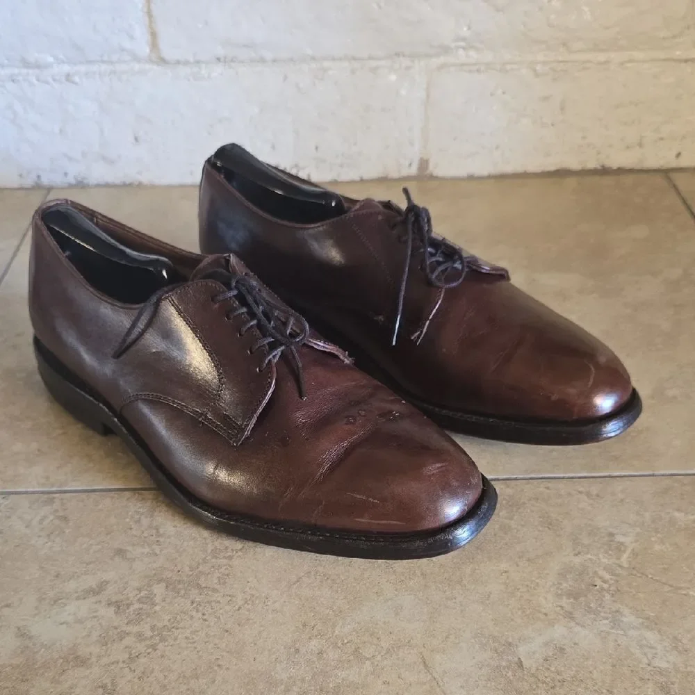 Allen Edmonds Brown Leather Derby Shoes